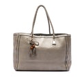 Metallic Calfskin Bella Tote