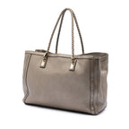 Metallic Calfskin Bella Tote