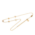 Gold Plated Flower Full Necklace