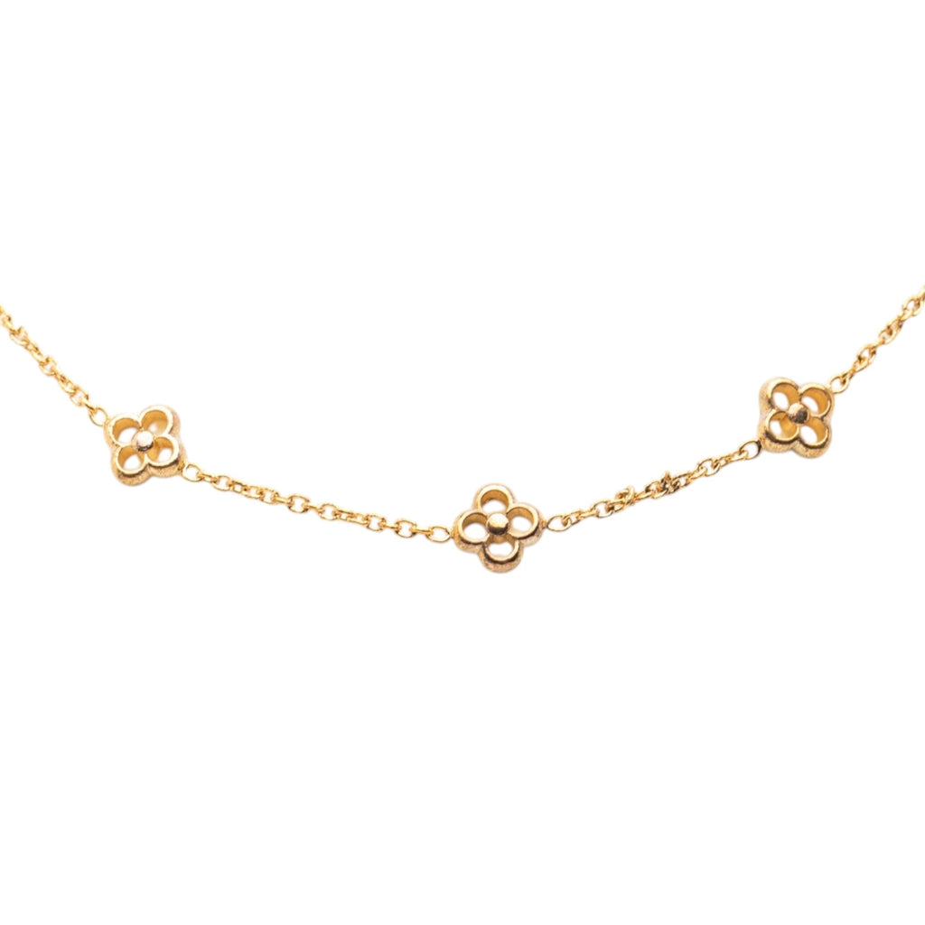 Gold Plated Flower Full Necklace