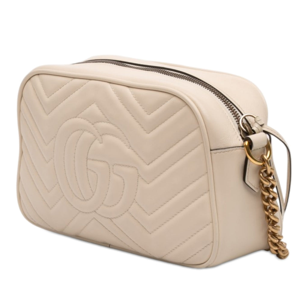 Small GG Marmont Matelasse Leather Crossbody