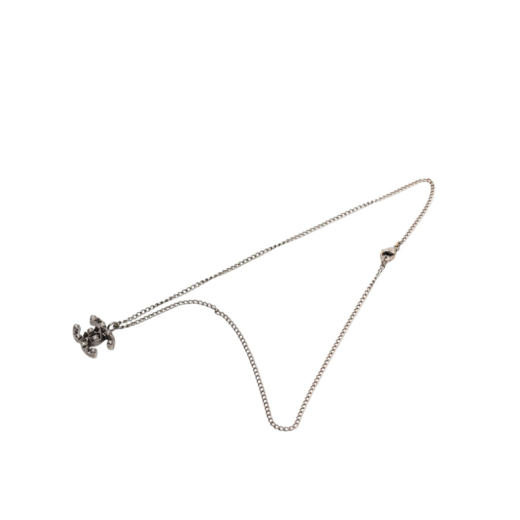 CC Plated Brass Spike Pendant Necklace