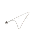 CC Plated Brass Spike Pendant Necklace