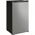 2.1 cu ft Mini Freezer with Removable Shelf & Adjustable Temp for Dorms, Silver