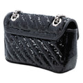 Small GG Marmont Matelasse Diagonal Sequin and Leather Torchon Shoulder Bag