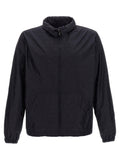Valentino Garavani Toile Iconographe Nylon Windbreaker Jacket — Black
