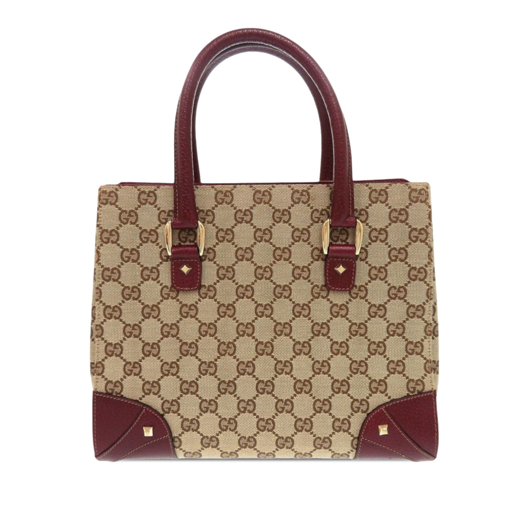 GG Canvas Nailhead Handbag