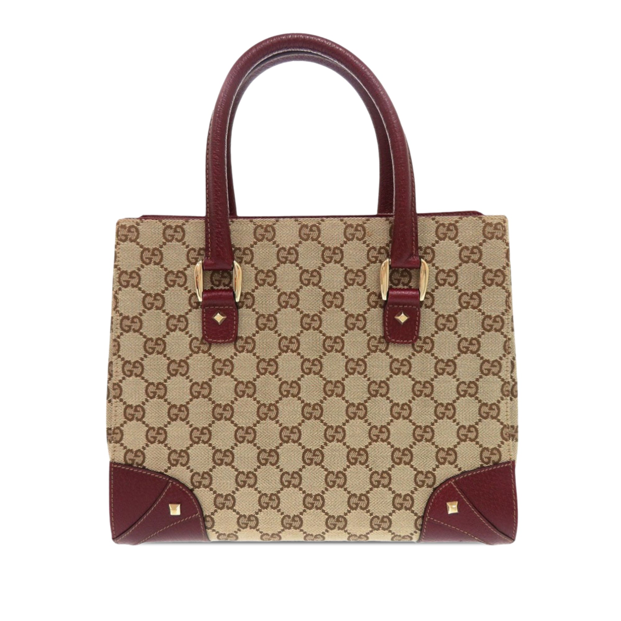 GG Canvas Nailhead Handbag