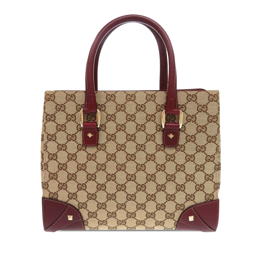 GG Canvas Nailhead Handbag