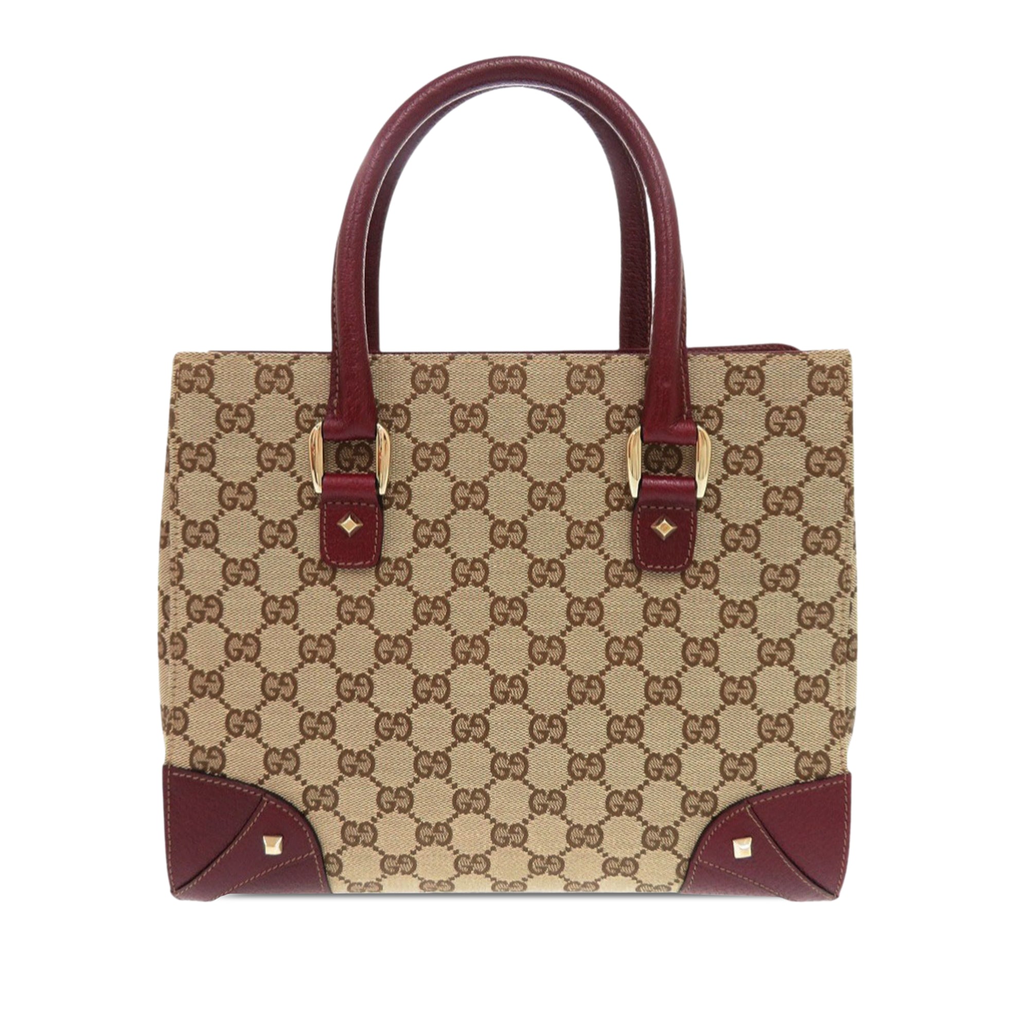 GG Canvas Nailhead Handbag