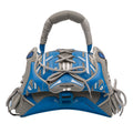 Small Faux Leather and Mesh Sneakerhead Top Handle Bag