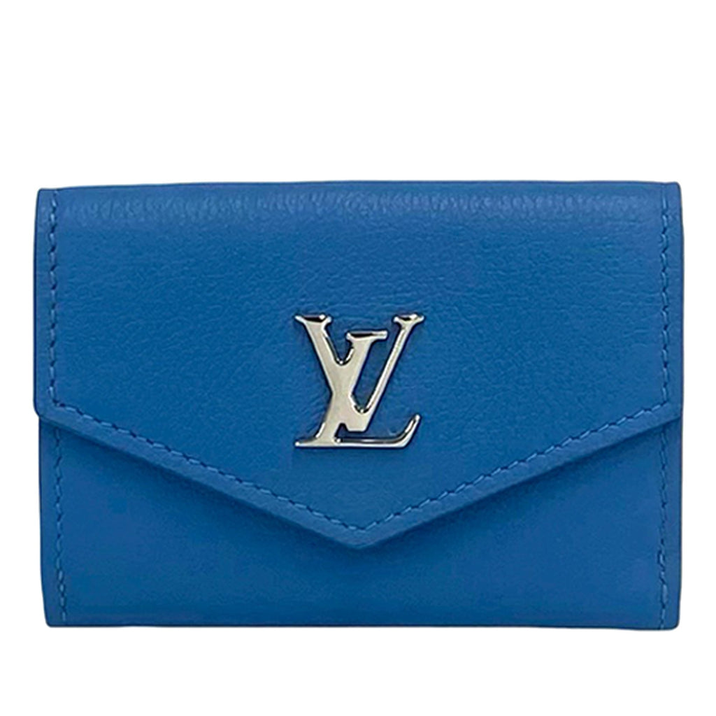 Leather Lockmini Compact Wallet