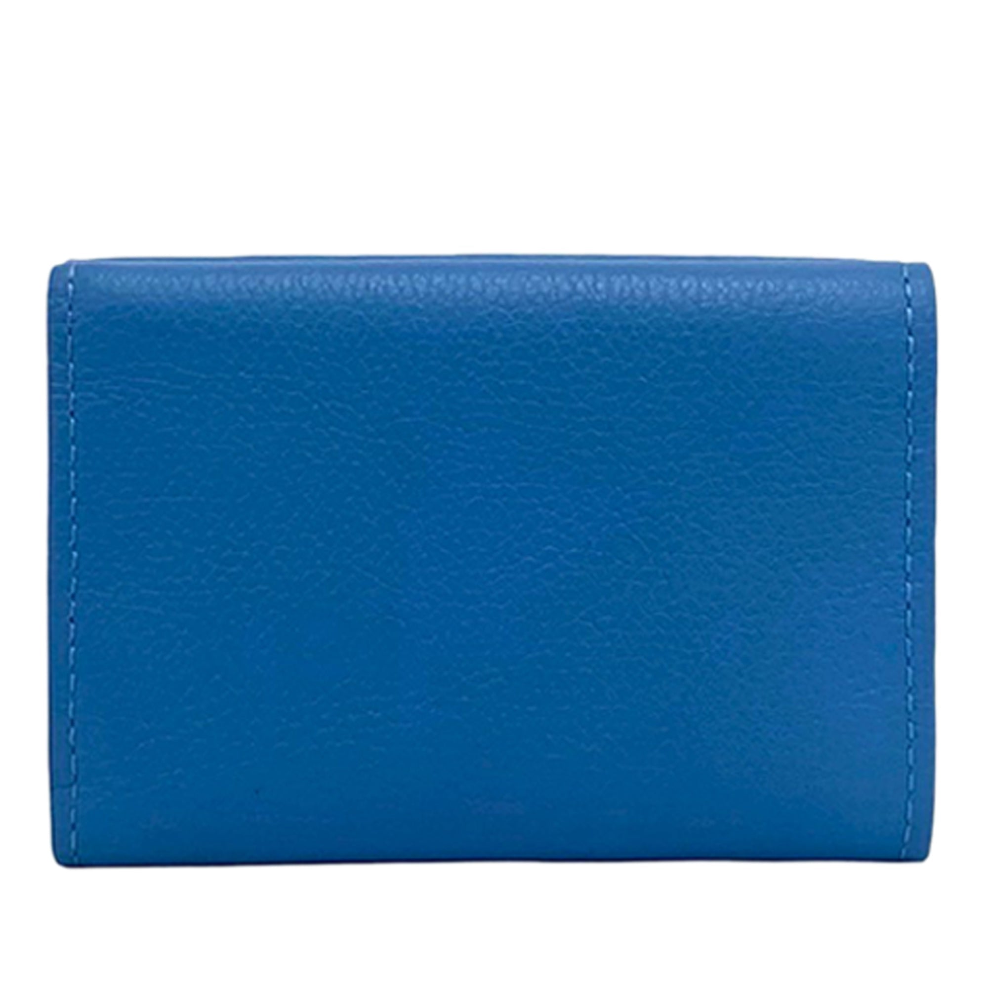Leather Lockmini Compact Wallet