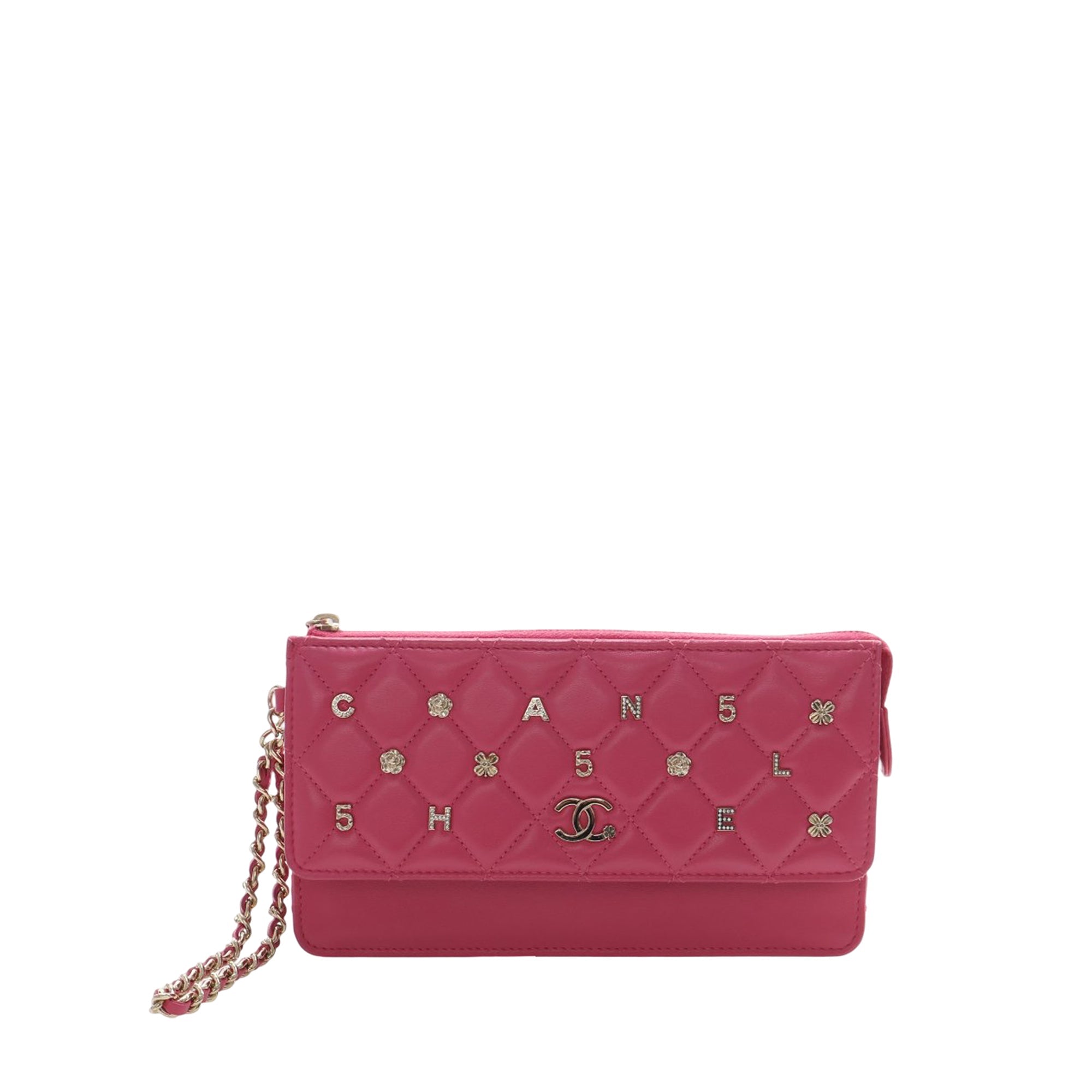 Quilted Lambskin All About Chanel Clutch On Chain