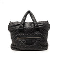 Large Quilted Nylon Reversible Coco Cocoon Tote