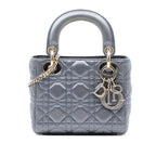 Mini Satin Cannage Swarovski Crystal Lady Dior