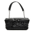 Camellia CC Choco Bar No 5 Lambskin Shoulder Bag