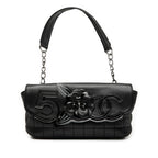 Camellia CC Choco Bar No 5 Lambskin Shoulder Bag