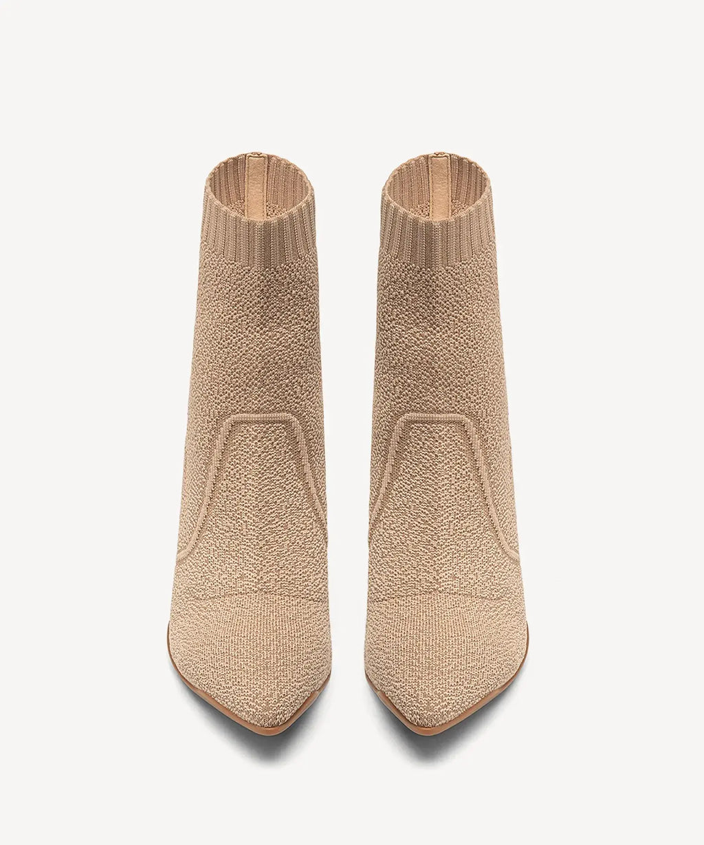 BelleVoyage Minimalist Pointed Toe Stiletto Ankle Boot