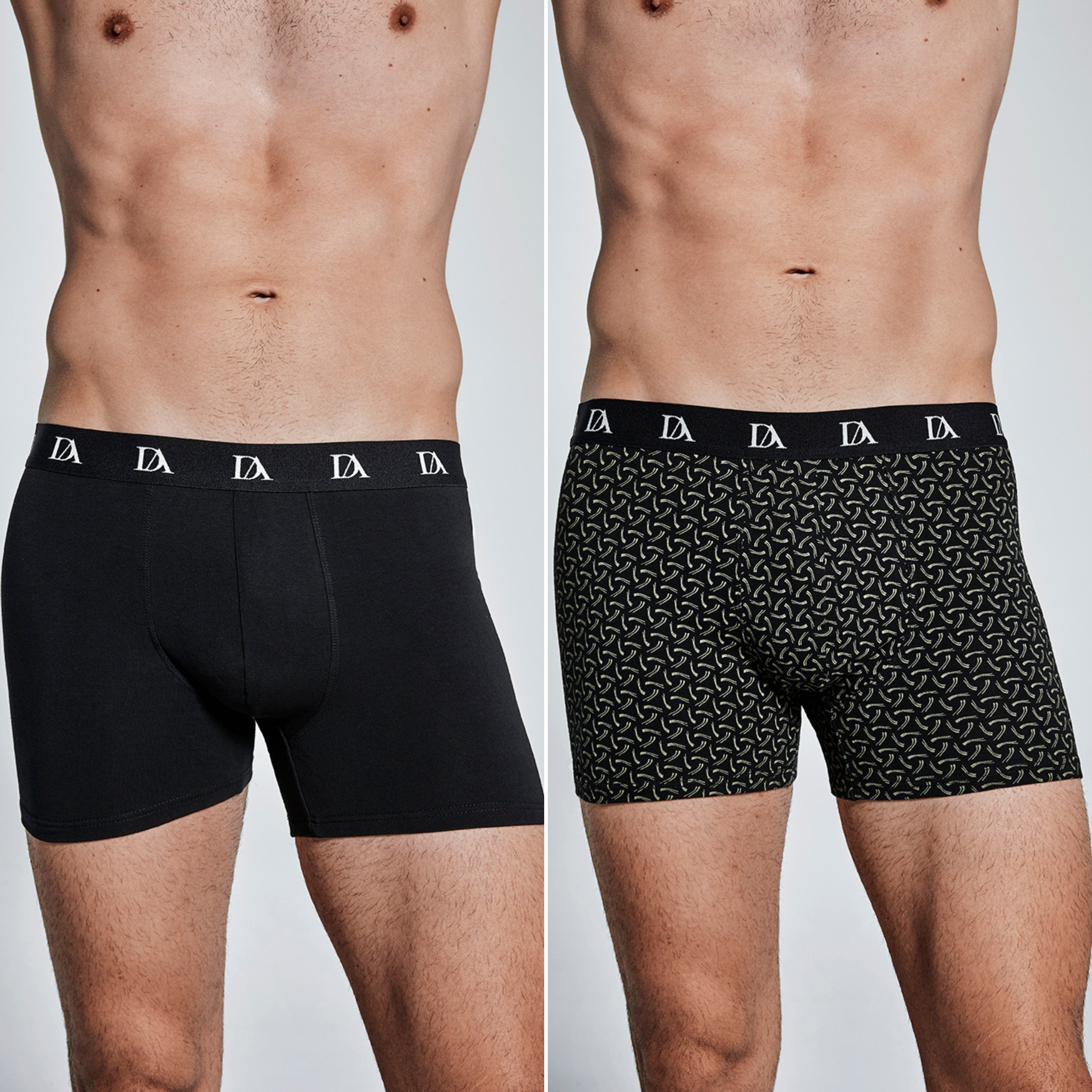 Don Algodon | Pack de 6 Boxers Para Hombre Lisos y Estampados | Suaves y Transpirables | 93% de Algodon | Maximo Confort | Para Uso Diario | 5 Tallas Disponibles
