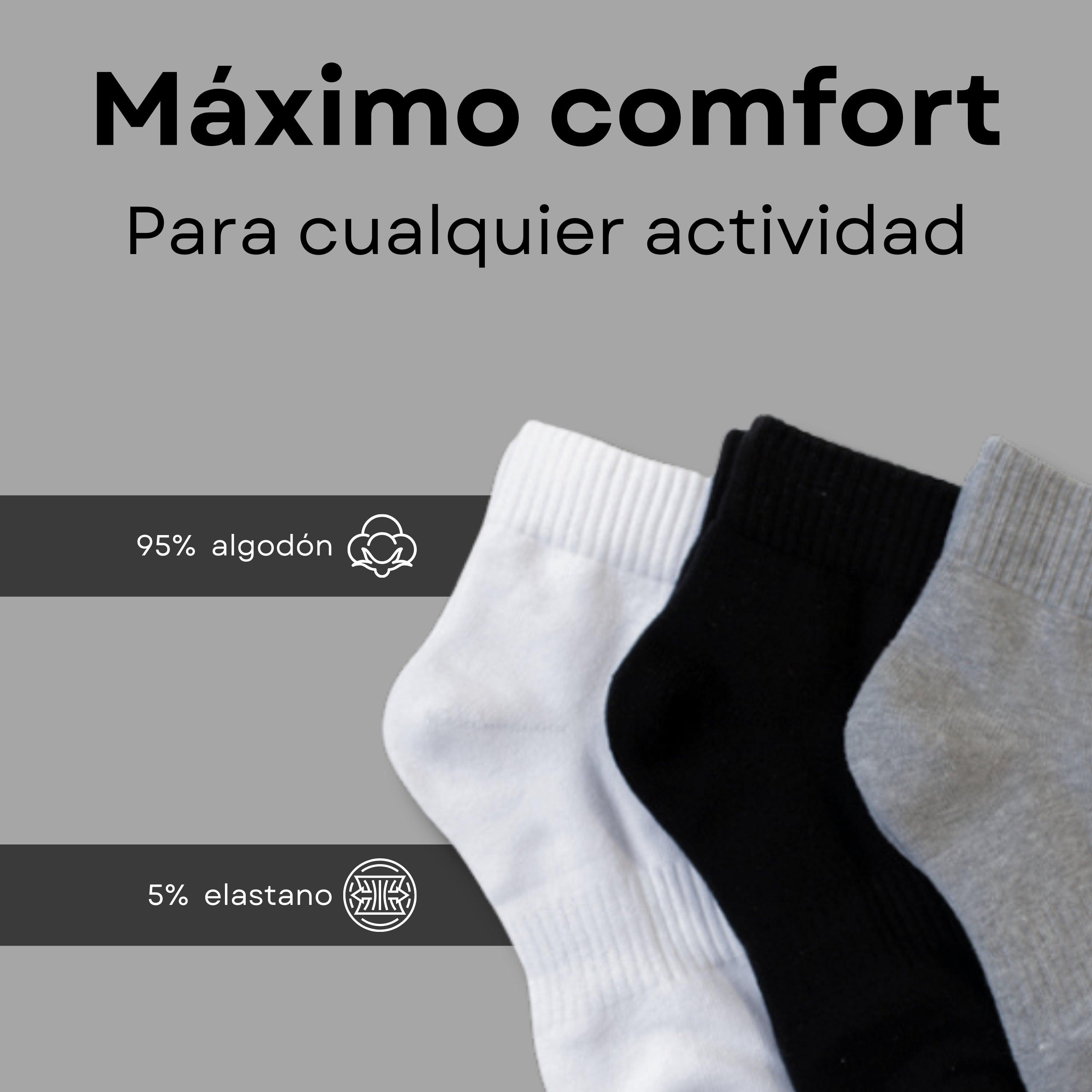 MVA | Pack de 3 Pares Surtidos de Calcetines con Rizo | Algodón
