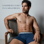 DON ALGODON | Pack de 6 Boxers Para Hombre | 95% Algodón | Transpirables | 6 Colores con Cintura Elástica| Cómodos y Elegantes