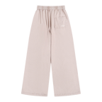 Washed Beige Wide Leg Joggers