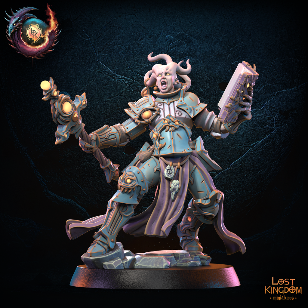 Sorcerer in Tentadisk, Lost Kingdom Miniatures
