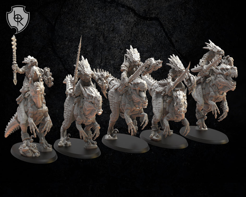Ezocamatl Knights, Lost Kingdom Miniatures