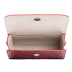 Small Burgundy Leather Bag Bayarcal