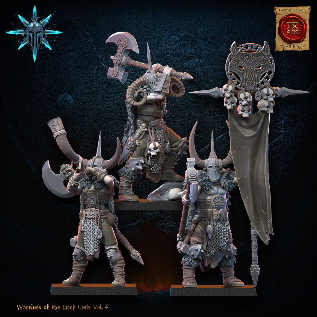Heavy Weapon Barbarian Regiment, Lost Kingdom Miniatures