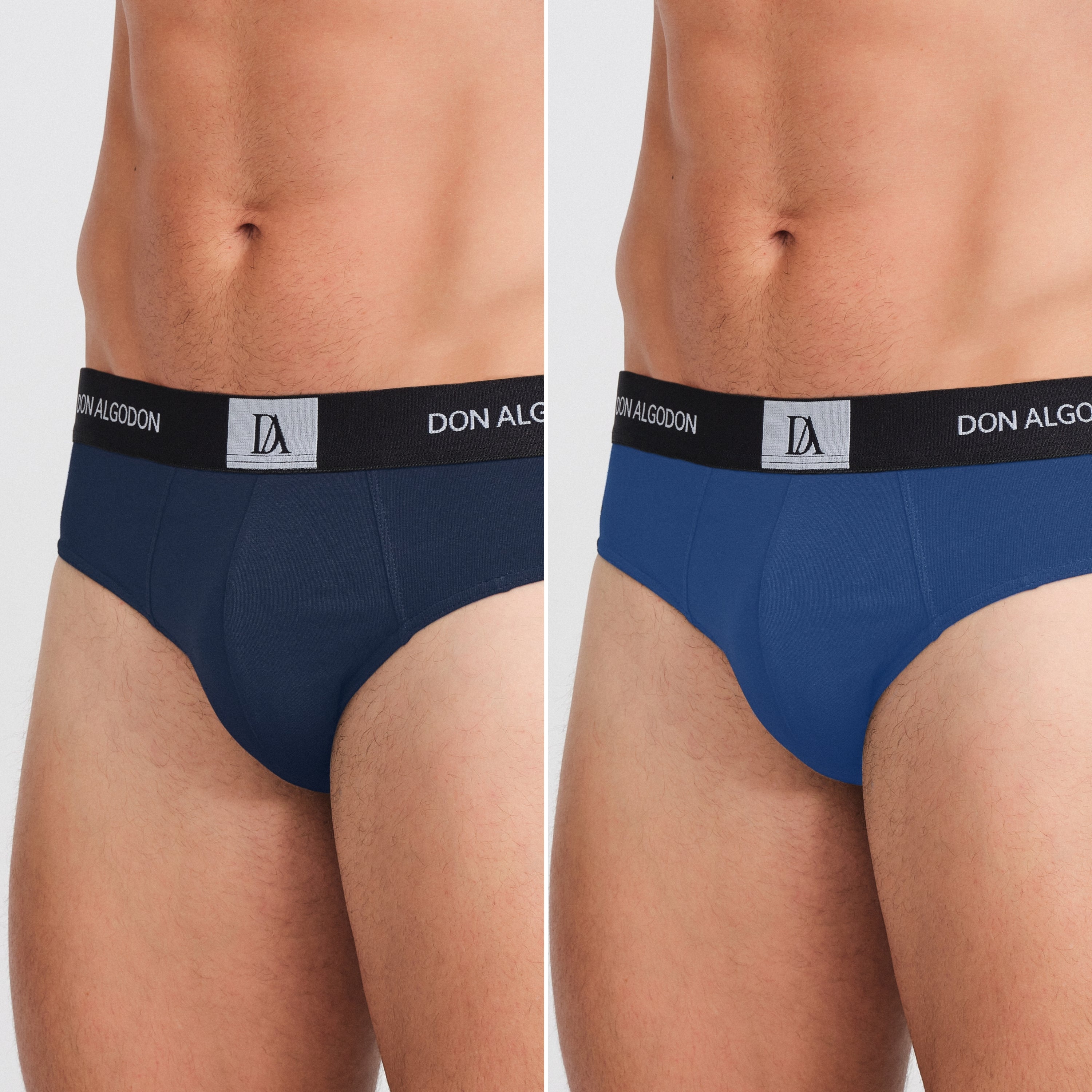 DON ALGODON | Pack de 6 Slips Para Hombre | Cintura Elástica | Cómodos y Transpirables | 6 Colores Diferentes | 5 Tallas: S, M, L, XL, XXL | 93% Algodón