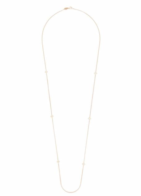 Roberto Coin Diamond and Ruby Necklace — Gold