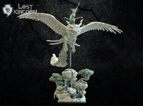 Akina On Giant Fukuro, Lost Kingdom Miniatures