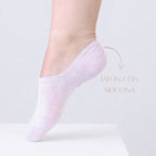 MVA | Pack de 3 Pares de Pinkis Para Mujer | 3 Colores | 85% de Algodón | Transpirables | Talón con Silicona Antideslizante