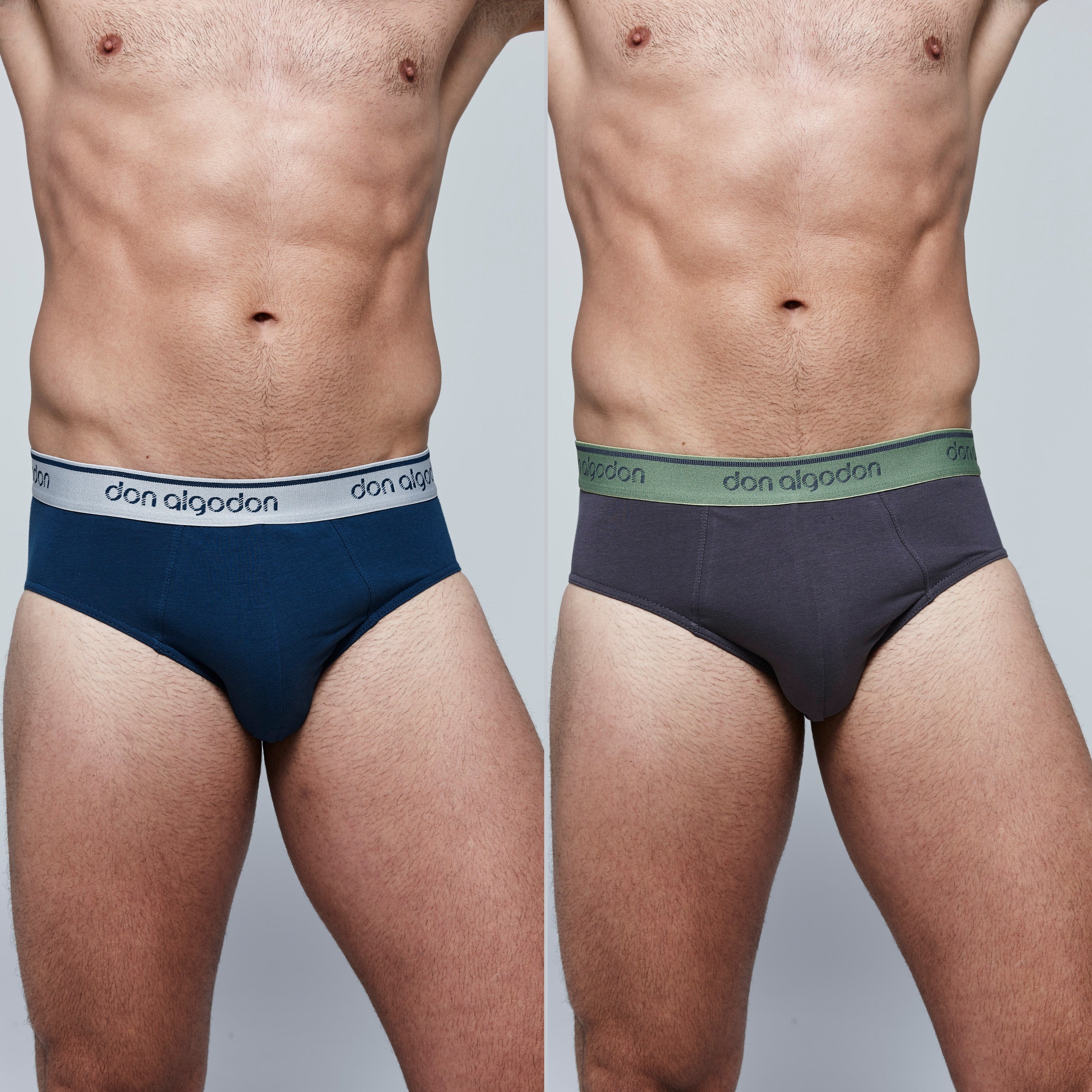 Don Algodon | Pack 6 Slips para Hombre Suaves | Transpirables y Resistentes | 1 Unidad por Color