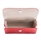 Small Leather Hand Bag Red - Bayarcal