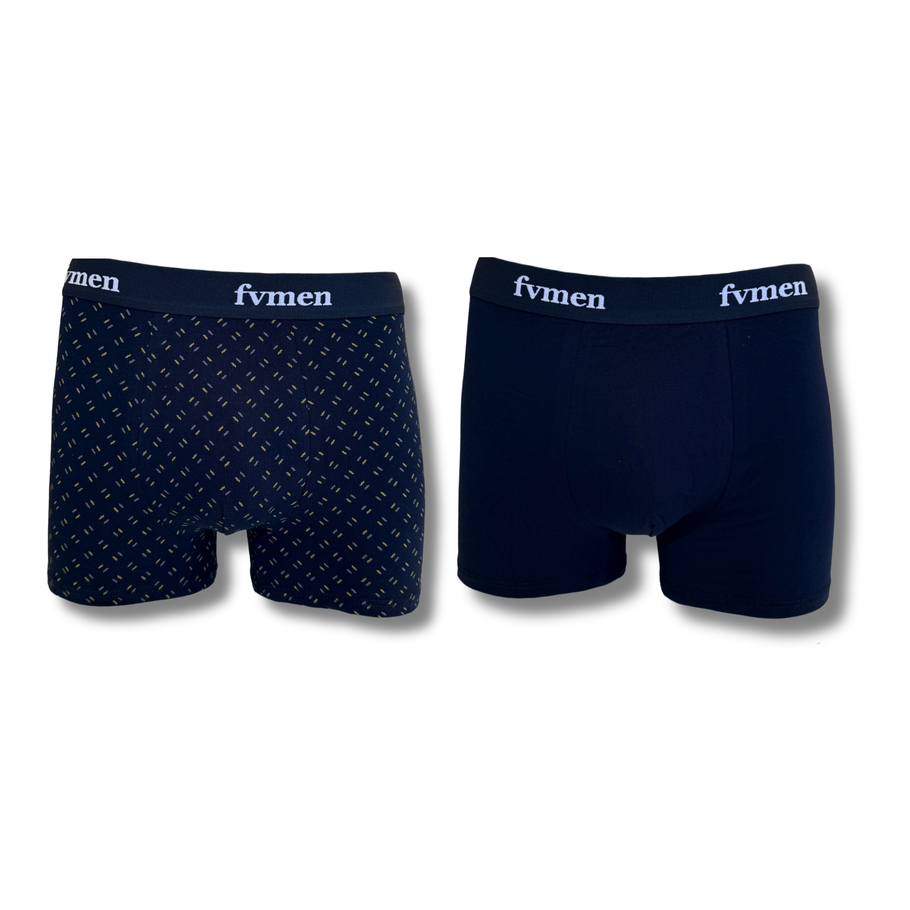FEVI | Pack 6 Boxers Hombre Algodón | Colores: Negro, Marino y Verde | Ideales para Uso Diario