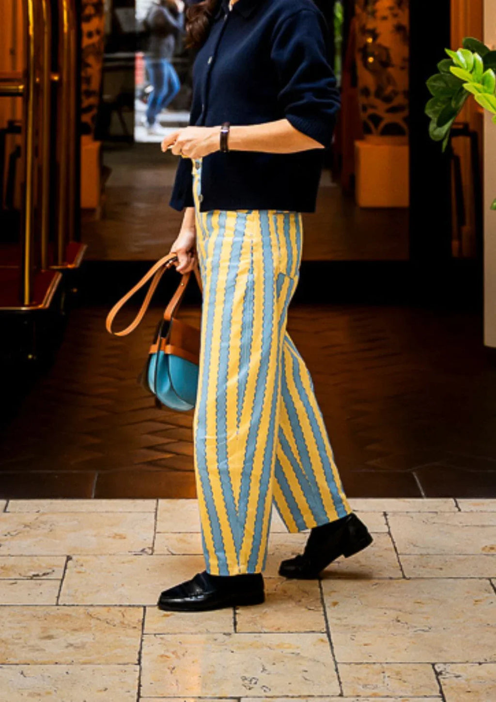 PANTALON NUBE | AZUL AMARILLO