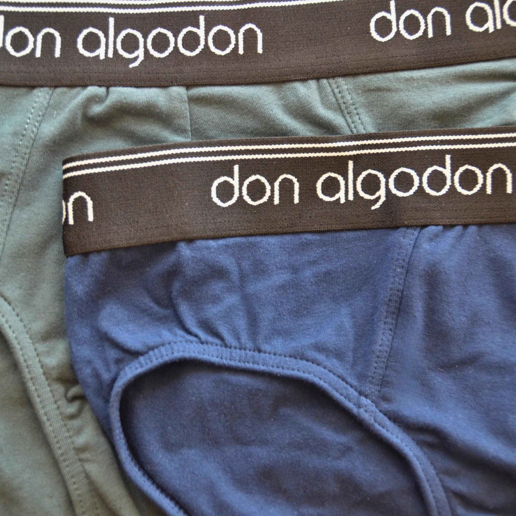 Don Algodon | Pack 6 Slips para Hombre Suaves | Transpirables y Resistentes | 1 Unidad por Color