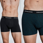 Don Algodon Pack 6 Calzoncillos Hombre Suaves y Transpirables | 1 Unidad por Color | 3 Estampados y 3 Lisos