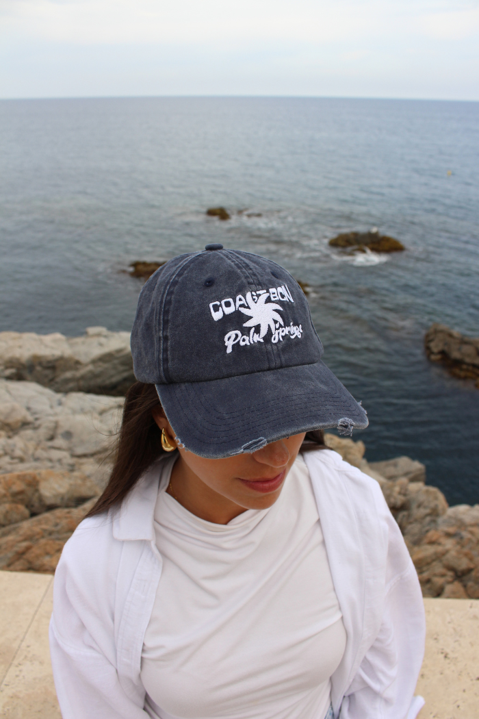 Navy Palm Springs Cap
