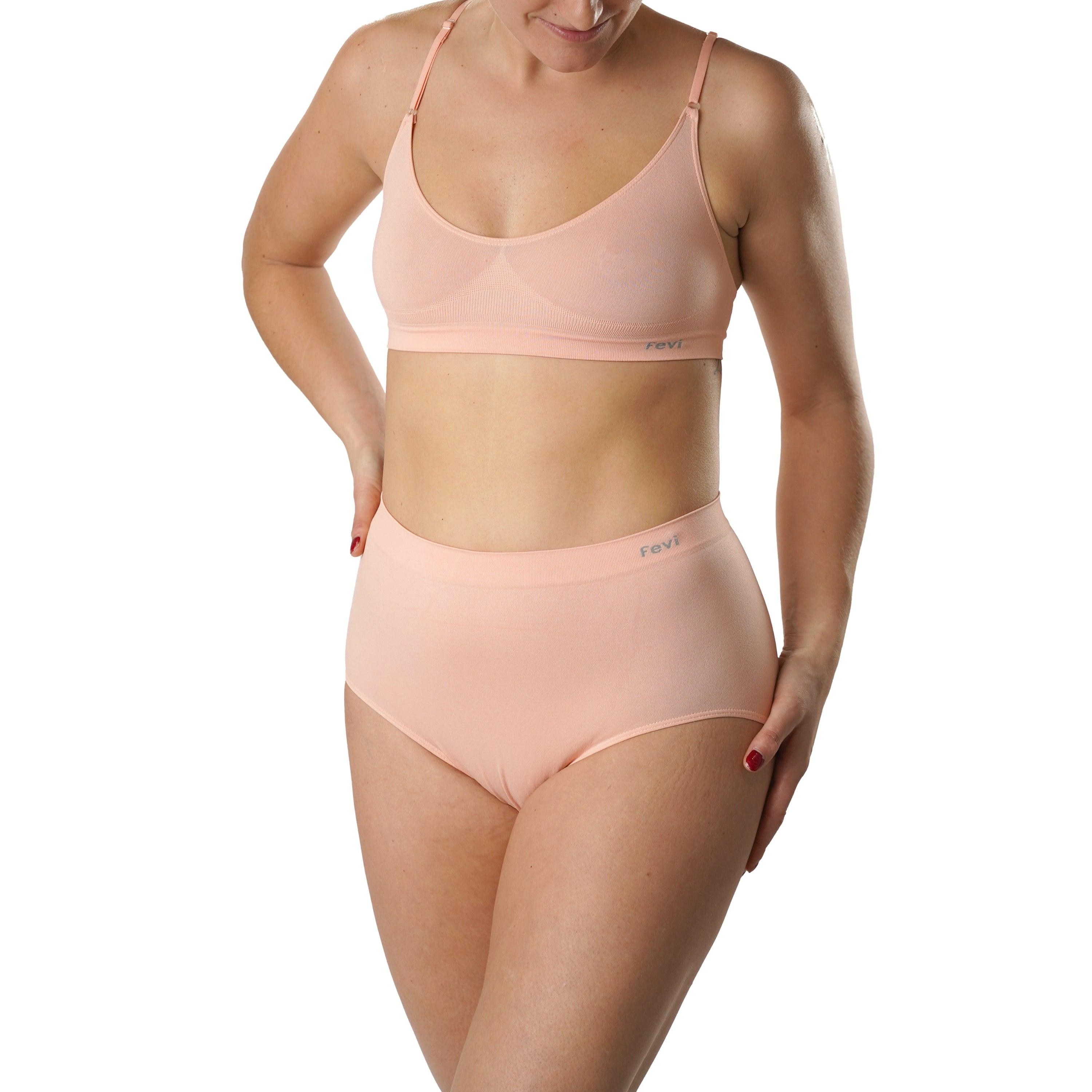 FEVI | Pack de 12 Bragas Tiro Alto | 12 Colores Diferentes | Para Uso Diario