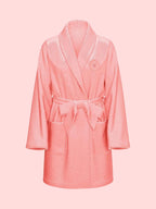Victoria's Secret Short Cozy Robe Pink