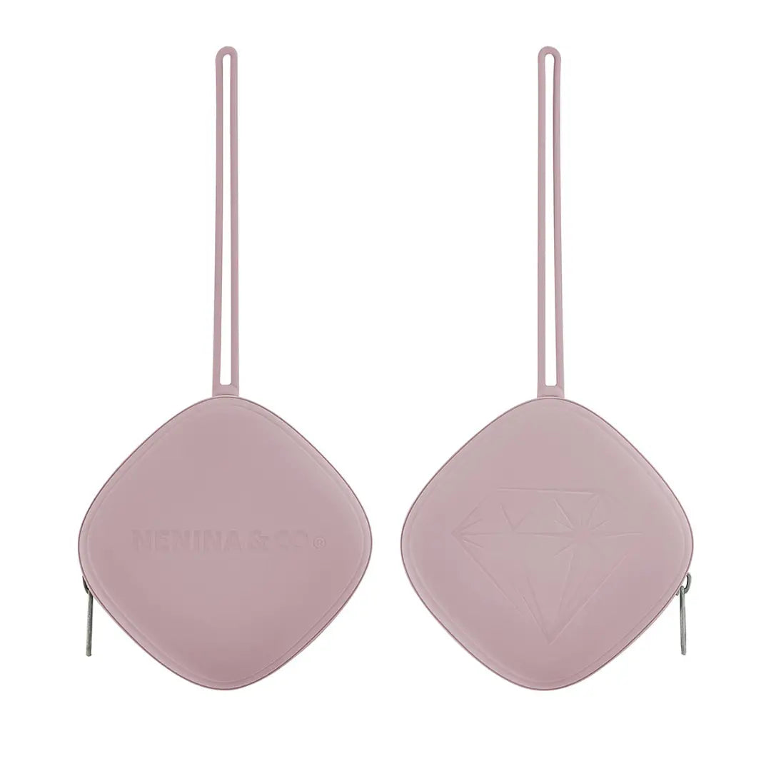 Kit Nenina & Co Rosa pálido + Rosa| 2 Chupetes + 2 Chupeteros + Guardachupete