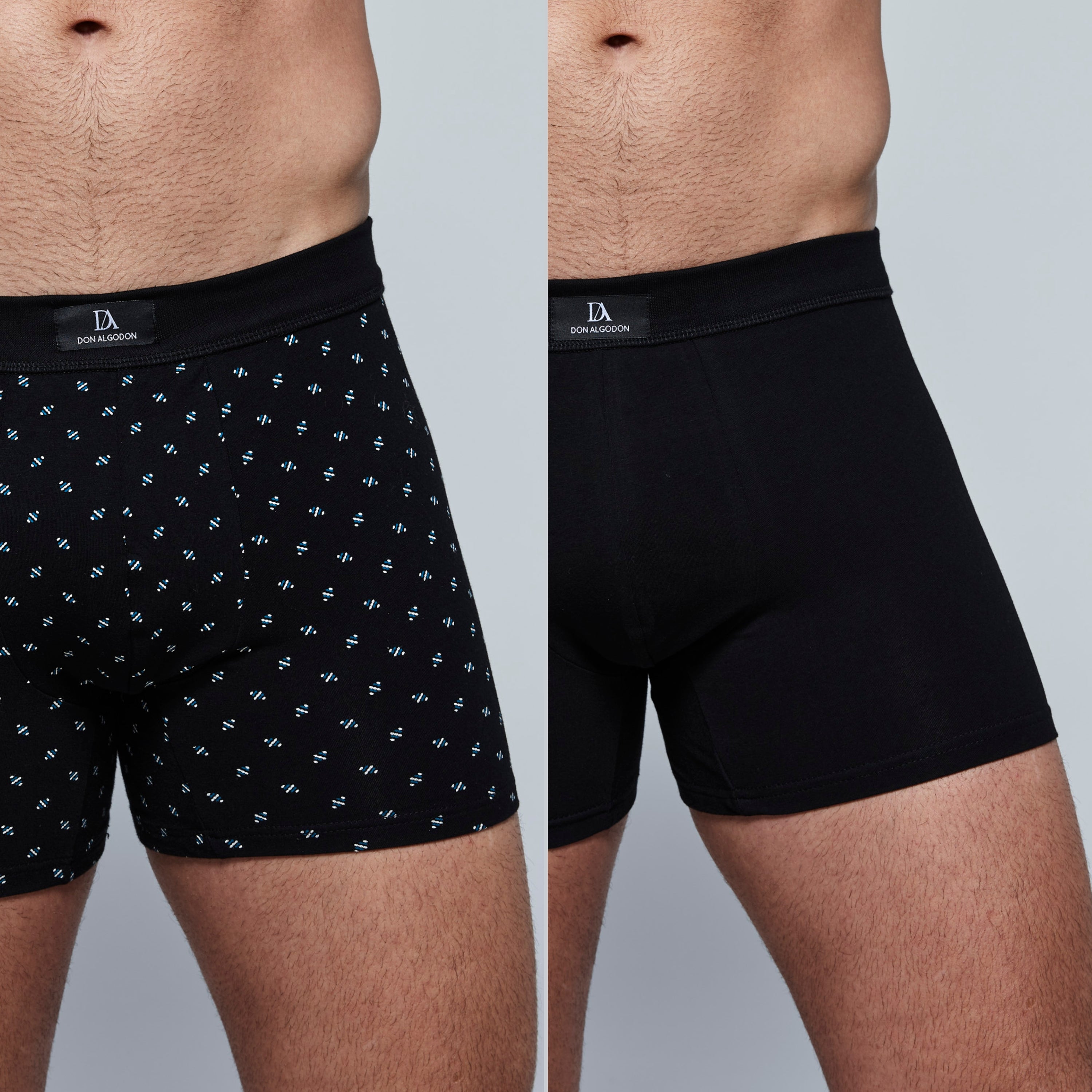 DON ALGODON | Pack 12 Boxers Premium Para Hombre | Elegantes y Cómodos | Máximo Confort | 6 Colores, 6 Estampados | 4 Tallas: M, L, XL, XXL | Suaves y Transpirables