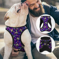Personalizada Flamingo Delfín Palmera Multicolor Correa para Mascota Arnés Chaleco con 1-3 Fotos Regalo de Cumpleaños para los Amantes de las Mascotas Propietario