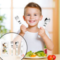 Tenedor Cuchara Cuchillo 3 Piezas Juego de Cubiertos Personalizado con Nombre y Funda de Acero Inoxidable con Diseño de Dinosaurio Regalo de Cumpleaños para Niños y Niñas