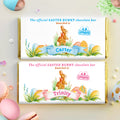 Conejito de Pascua Personalizado Huevo de Pascua Envoltura de Chocolate con Nombre Pascua Decoración Fiesta Favor DIY Regalo para la Familia