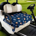 Elementos de Golf Personalizados Mejor Papá Diseño de Foto Funda de Asiento de Carro de Golf Día del Padre Club de Equipo Regalo de Cumpleaños para Amantes de los Jugadores de Golf